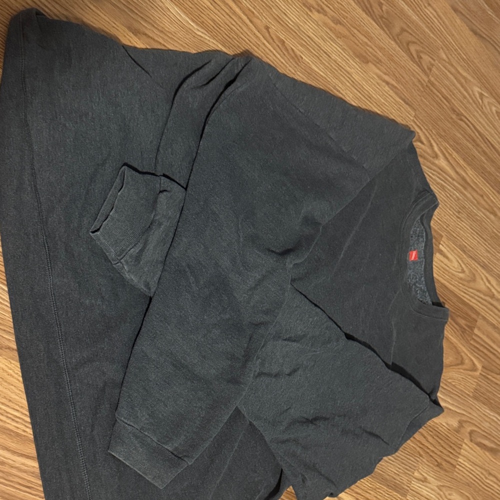 Hanes Charcoal Long Sleeve Shirt